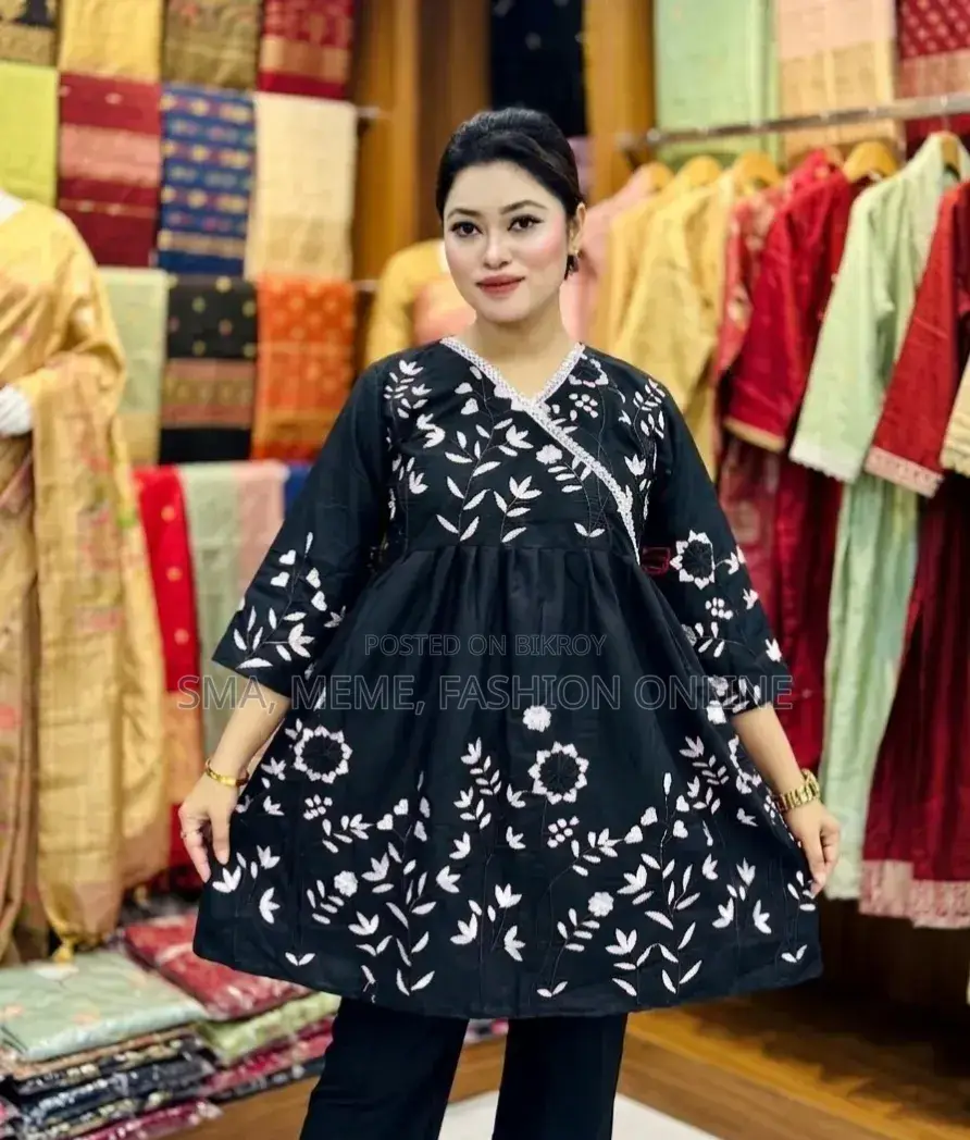 ইউনিক এমব্রয়ডারি ওয়ান পিস টপস