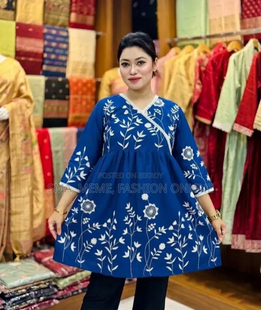 ইউনিক এমব্রয়ডারি ওয়ান পিস টপস