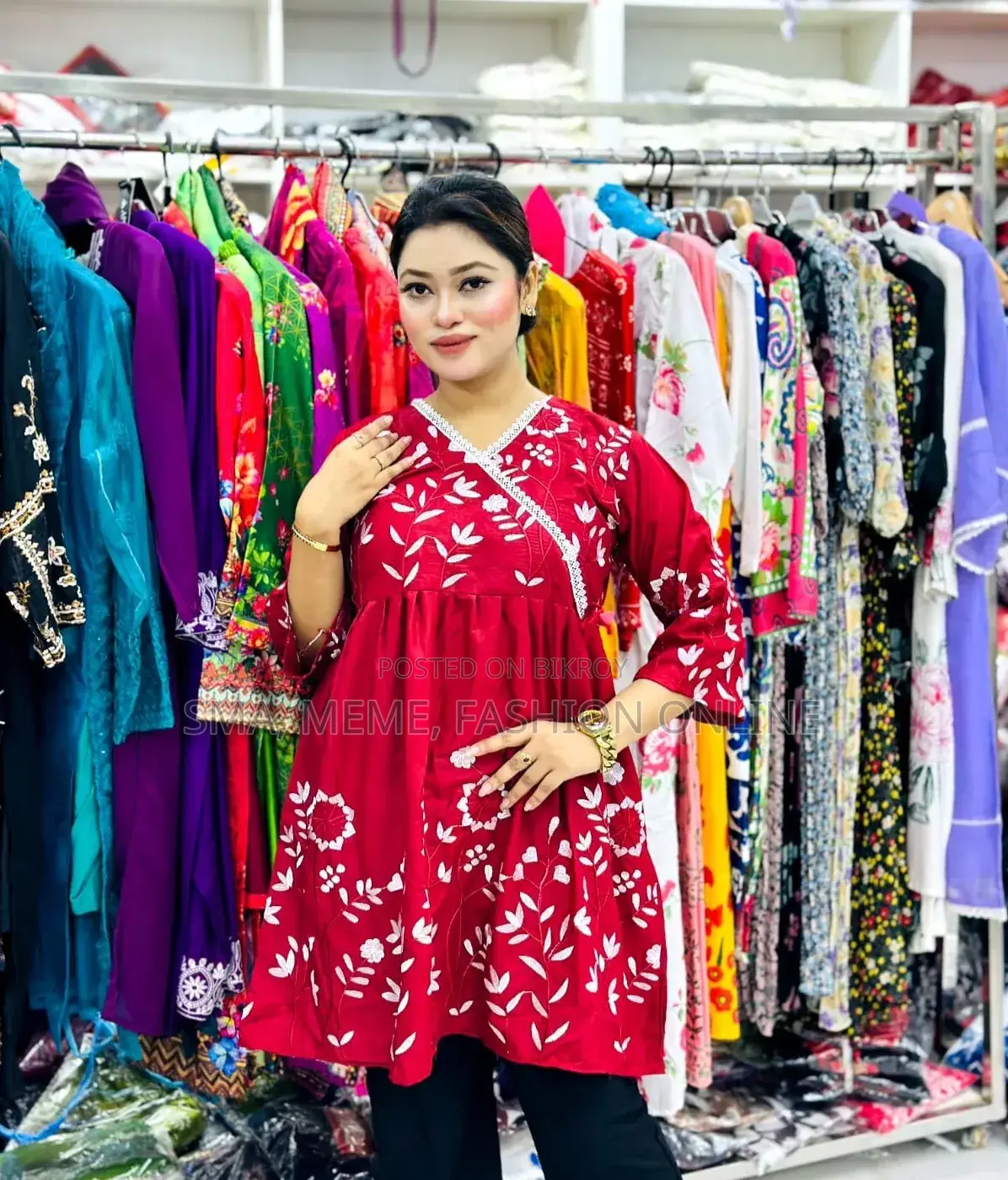 ইউনিক এমব্রয়ডারি ওয়ান পিস টপস