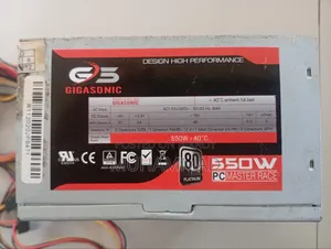 Gigasonic 550W Power Supply (80+ Platinum)