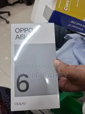New Oppo A6k 128 GB Silver