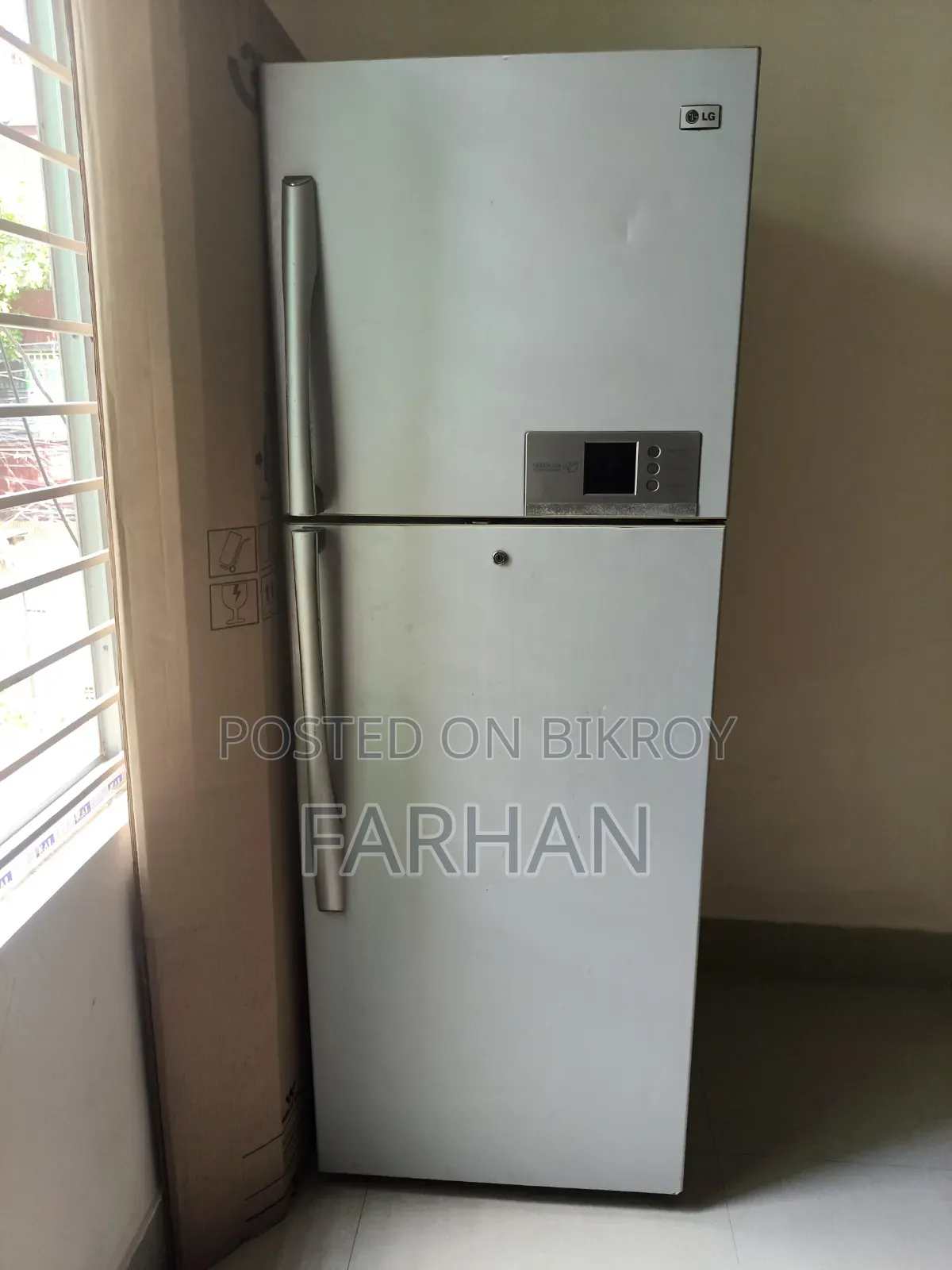 LG ডাবল ডোর রেফ্রিজারেটর – সম্পূর্ণ কার্যক্ষম, ভালো অবস্থা