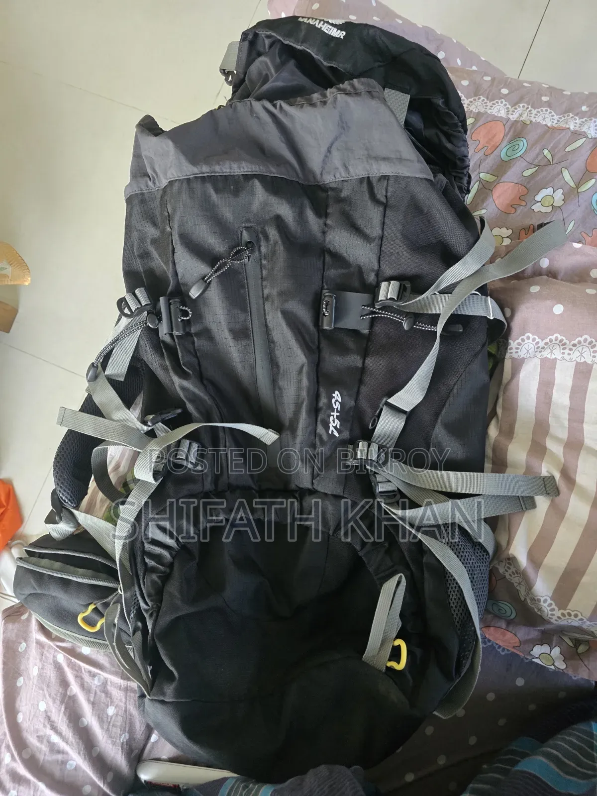 ৪৫+৫ লিটার ট্রেকিং ব্যাগ একদম নতুনের মতো