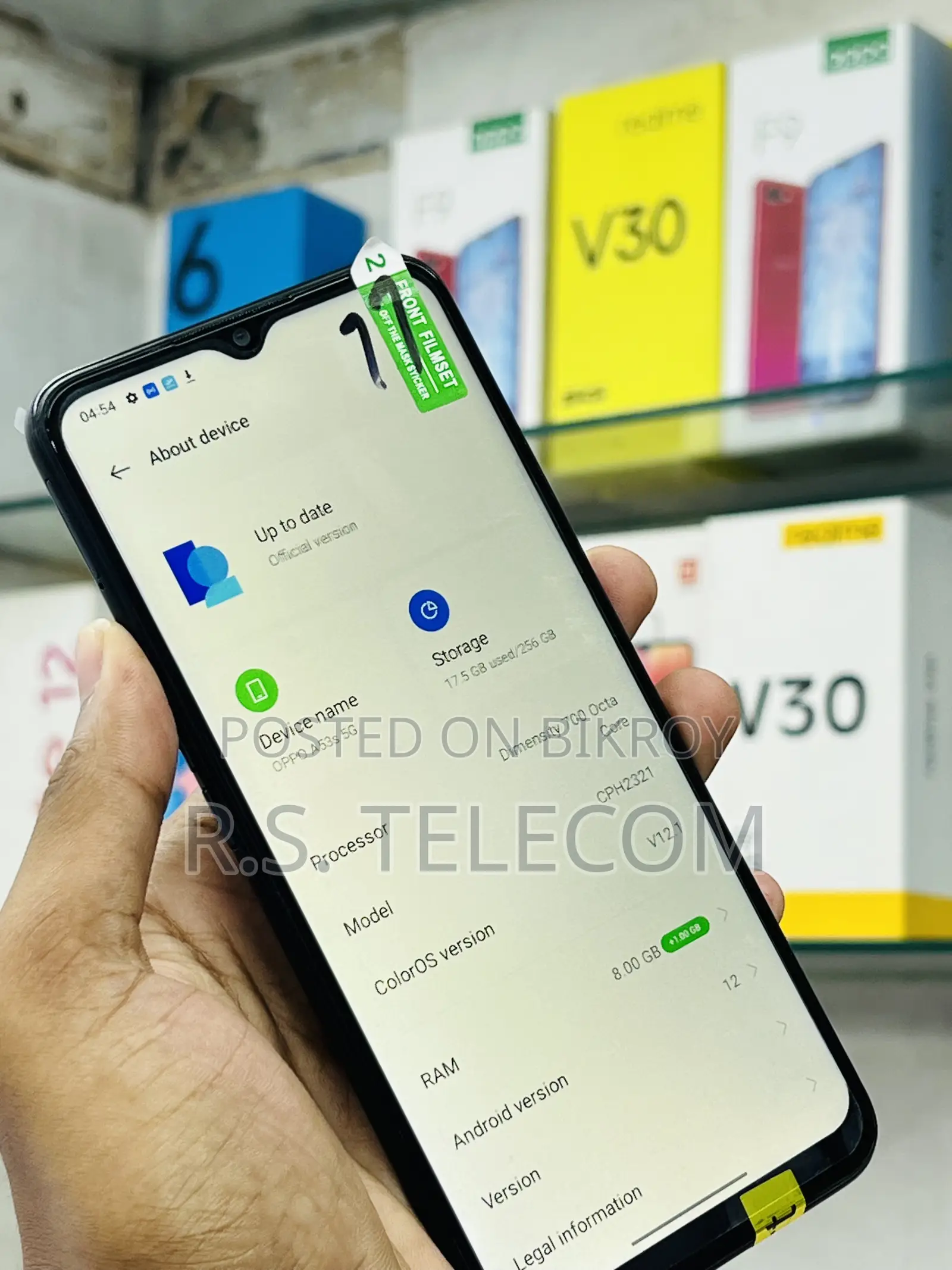 New Oppo A53S 5G 128 GB Black