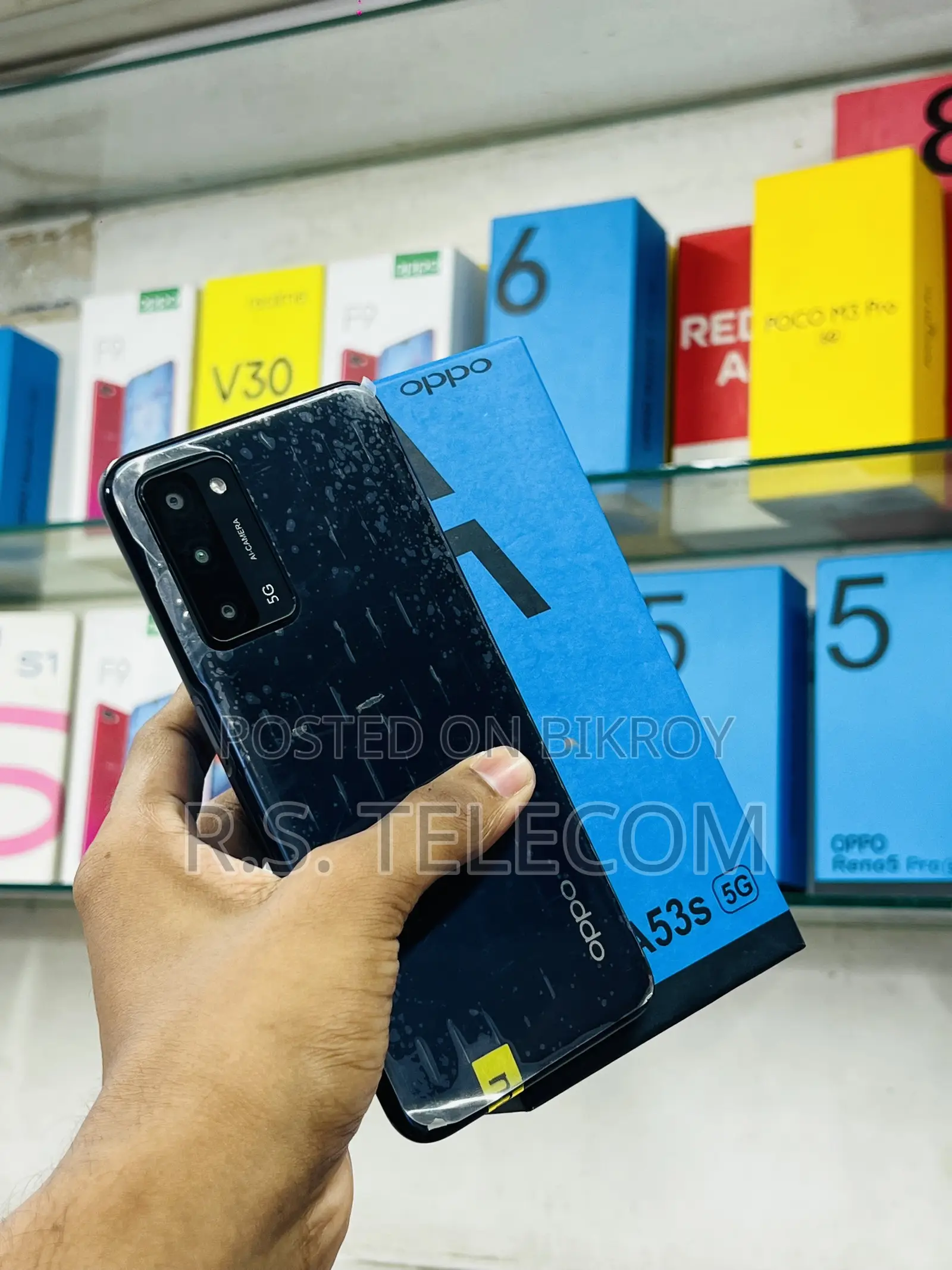 New Oppo A53S 5G 128 GB Black