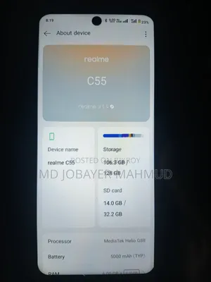 Realme C55 128 GB Black