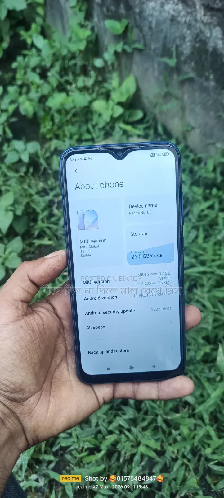 Xiaomi Redmi Note 8 64 GB Blue