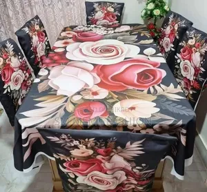 থ্রিডি প্রিন্ট ডাইনিং কাভার সেট
