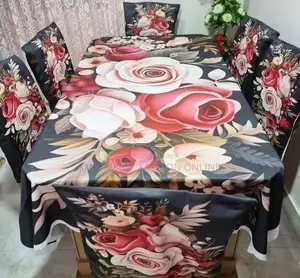 থ্রিডি প্রিন্ট ডাইনিং কাভার সেট