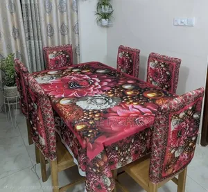 থ্রিডি প্রিন্ট ডাইনিং কাভার সেট