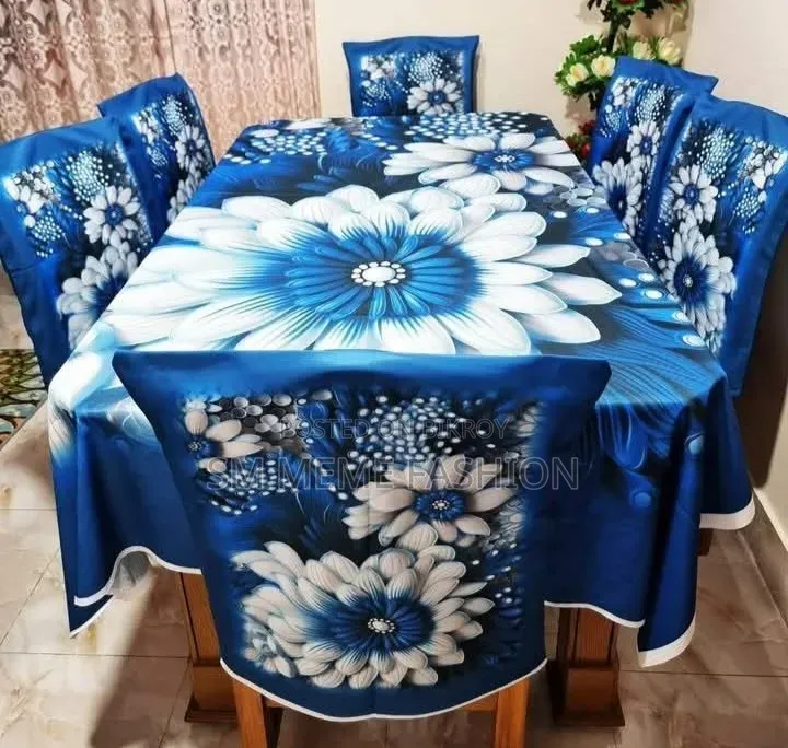 থ্রিডি প্রিন্ট ডাইনিং কাভার সেট