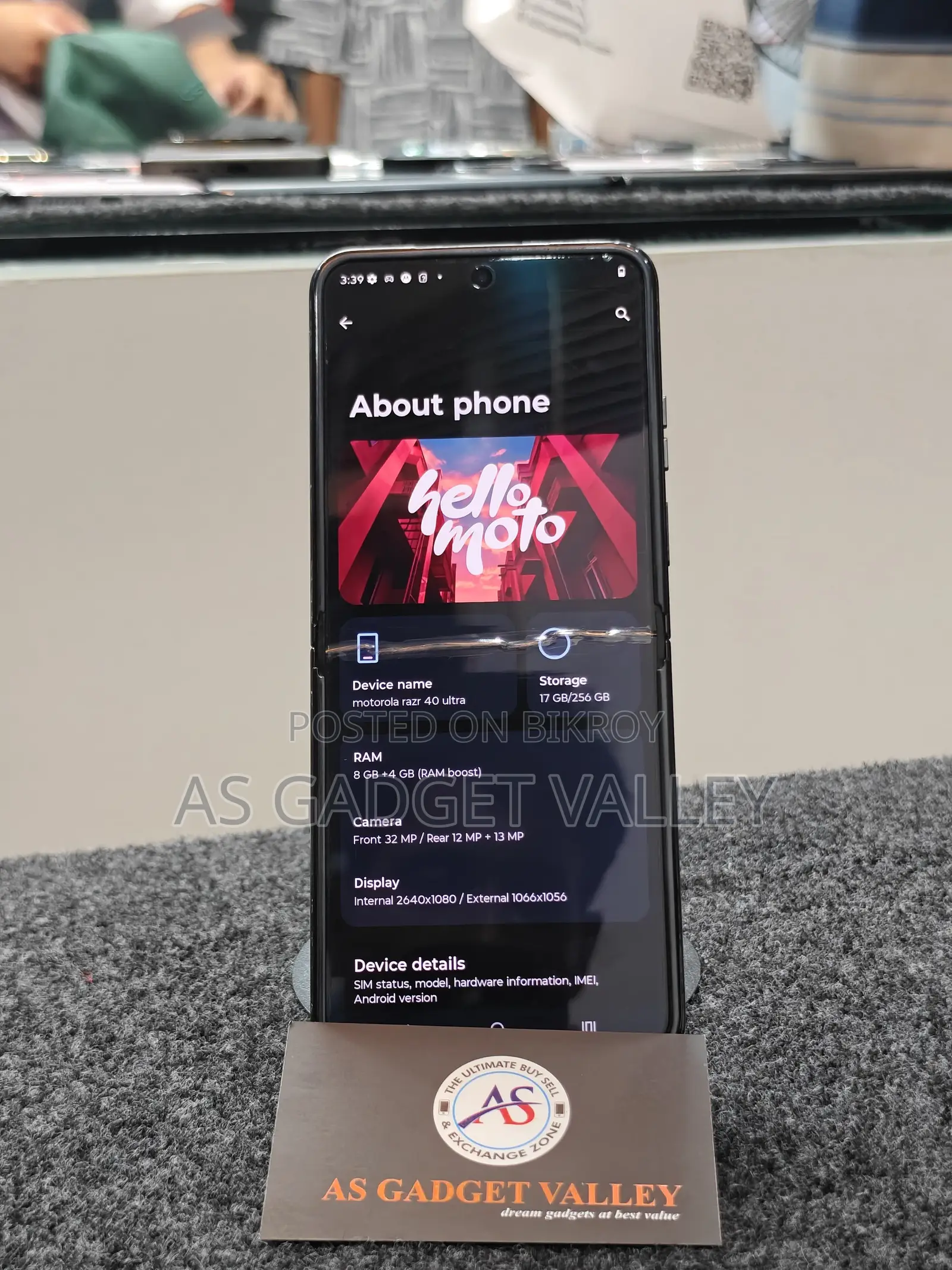 Motorola Razr 40 Ultra 256 GB Black