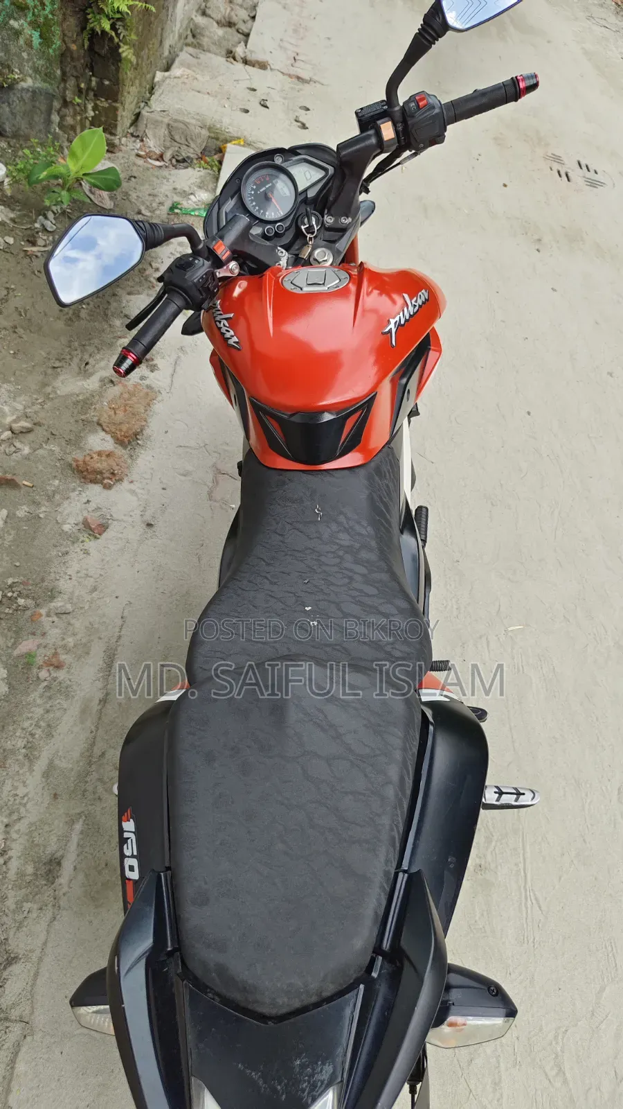 বাজাজ পালসার এনএস ১৬০ ২০২১ লাল
