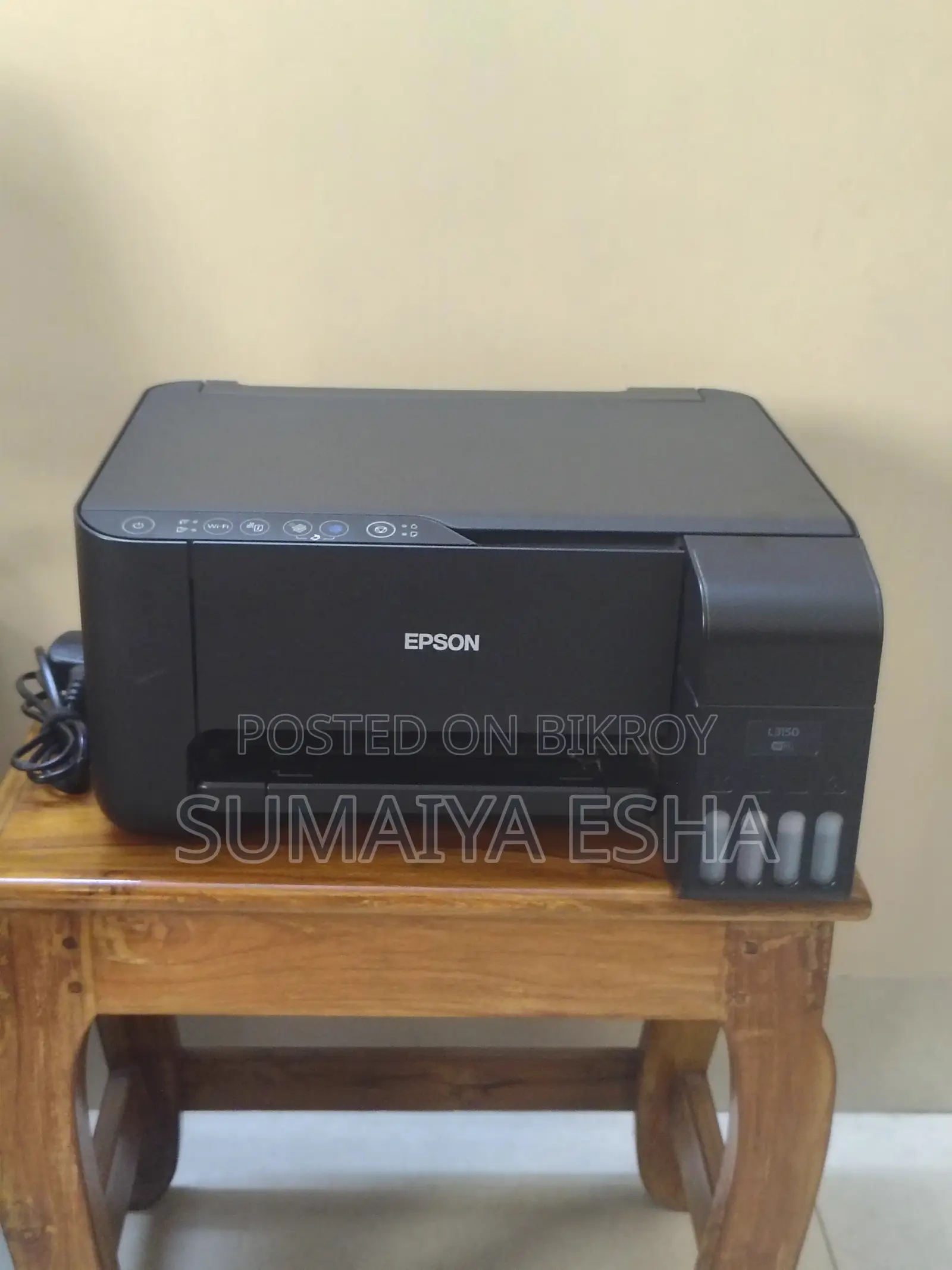 ইপসন ইকোট্যাংক এল ৩১৫০ ওয়াই-ফাই মাল্টিফাংশন ইঙ্কট্যাংক প্রিন্টার