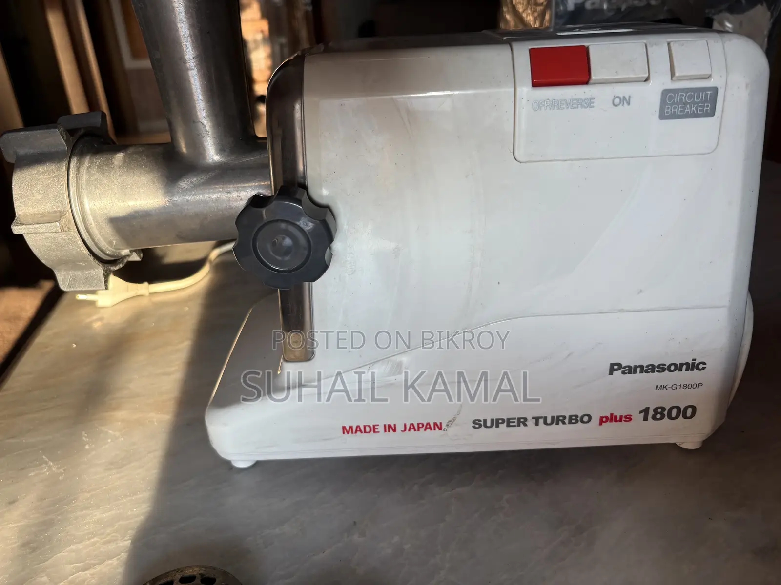 Panasonic 1800W Meat Grinder (Keema Machine)