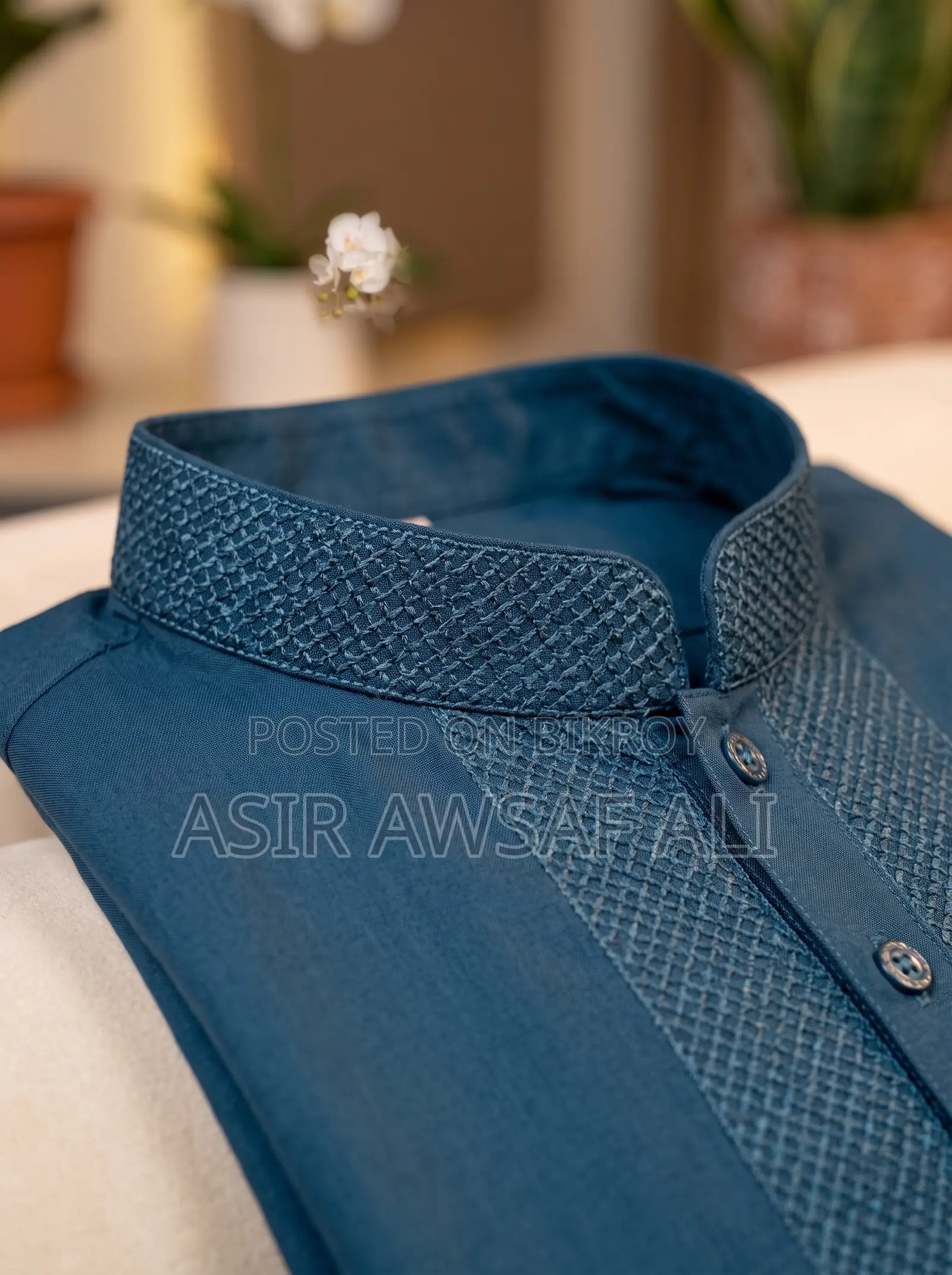 Premium Navy Blue Panjabi