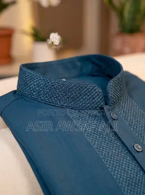 Premium Navy Blue Panjabi