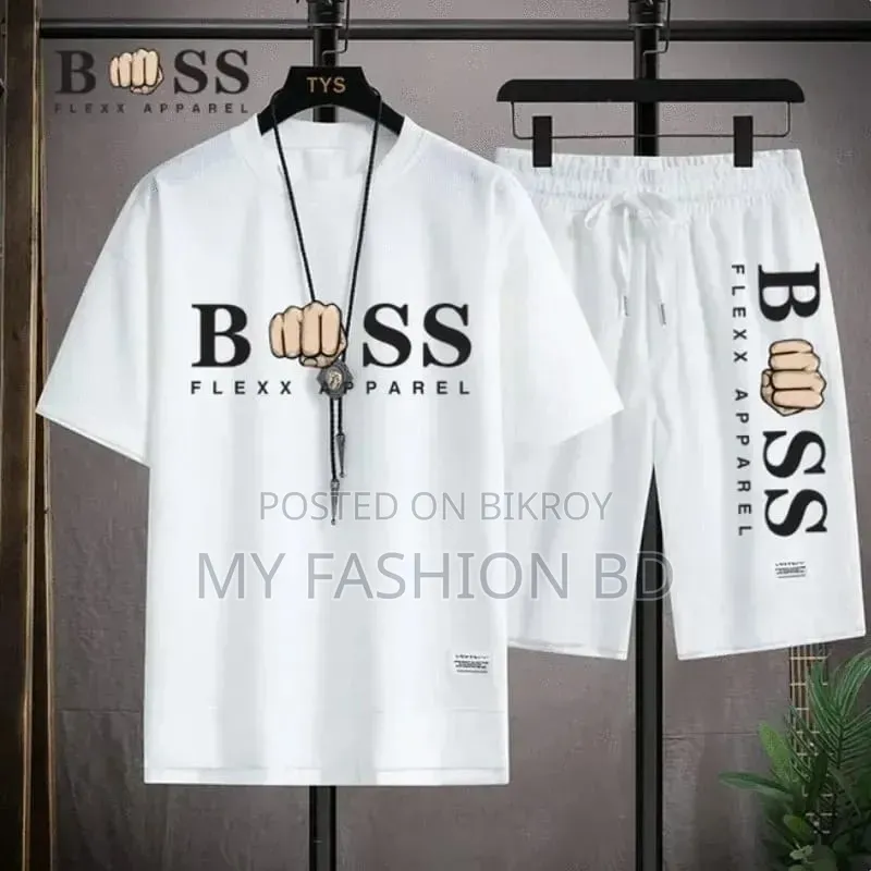 Men's Combo Set | T-Shirt + Three-Quarter Pants