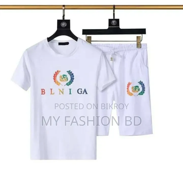 Men's Combo Set | T-Shirt + Three-Quarter Pants