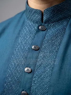 Premium Navy Blue Panjabi
