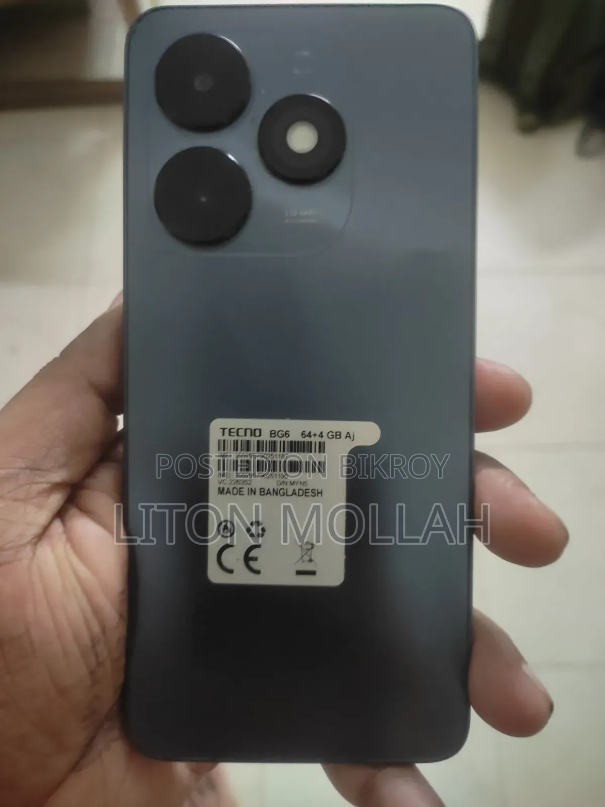 Tecno Spark Go 64 GB Black