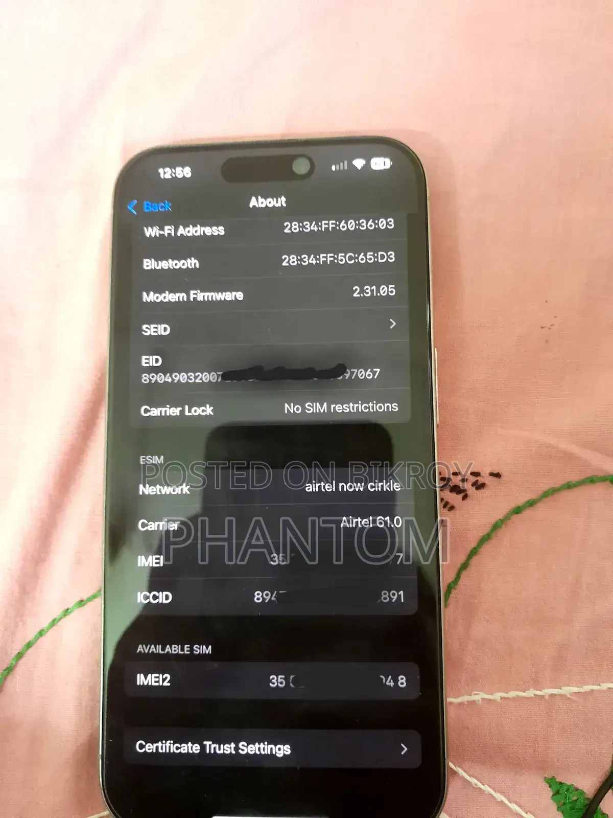 New Apple iPhone 15 Pro 256 GB Gray