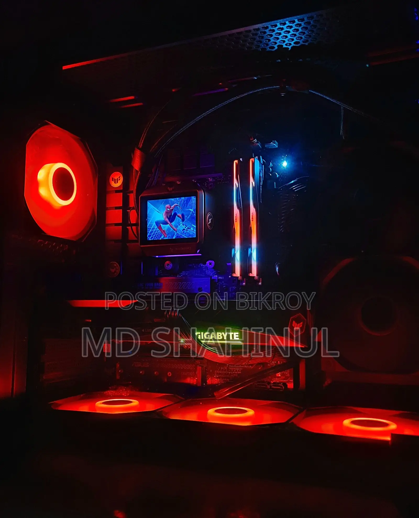 DeepCool MYSTIQUE 240 240mm Liquid CPU Cooler With TFT LCD Screen