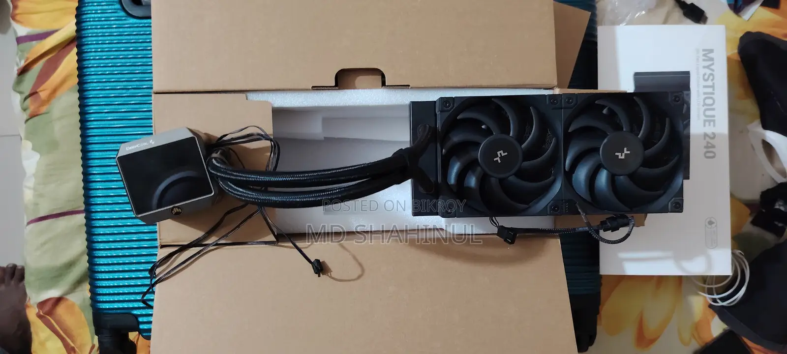 DeepCool MYSTIQUE 240 240mm Liquid CPU Cooler With TFT LCD Screen