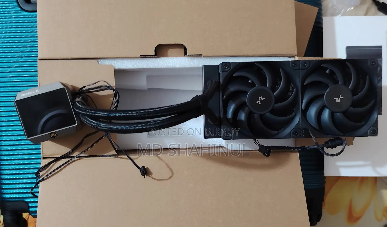 DeepCool MYSTIQUE 240 240mm Liquid CPU Cooler With TFT LCD Screen