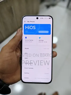 নতুন টেকনো স্পার্ক ৪০ প্রো ১২৮ জিবি সিলভার