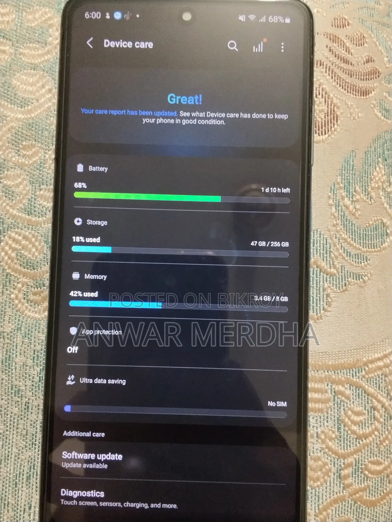 Samsung Galaxy A72 5G 128 GB Blue