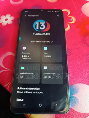 Vivo Y20G 128 GB Blue