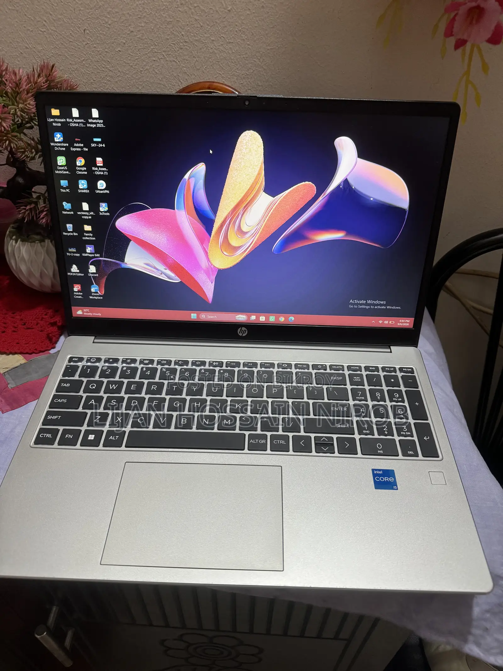 Laptop HP 250 G10 8GB Intel Core I5 SSD 2TB