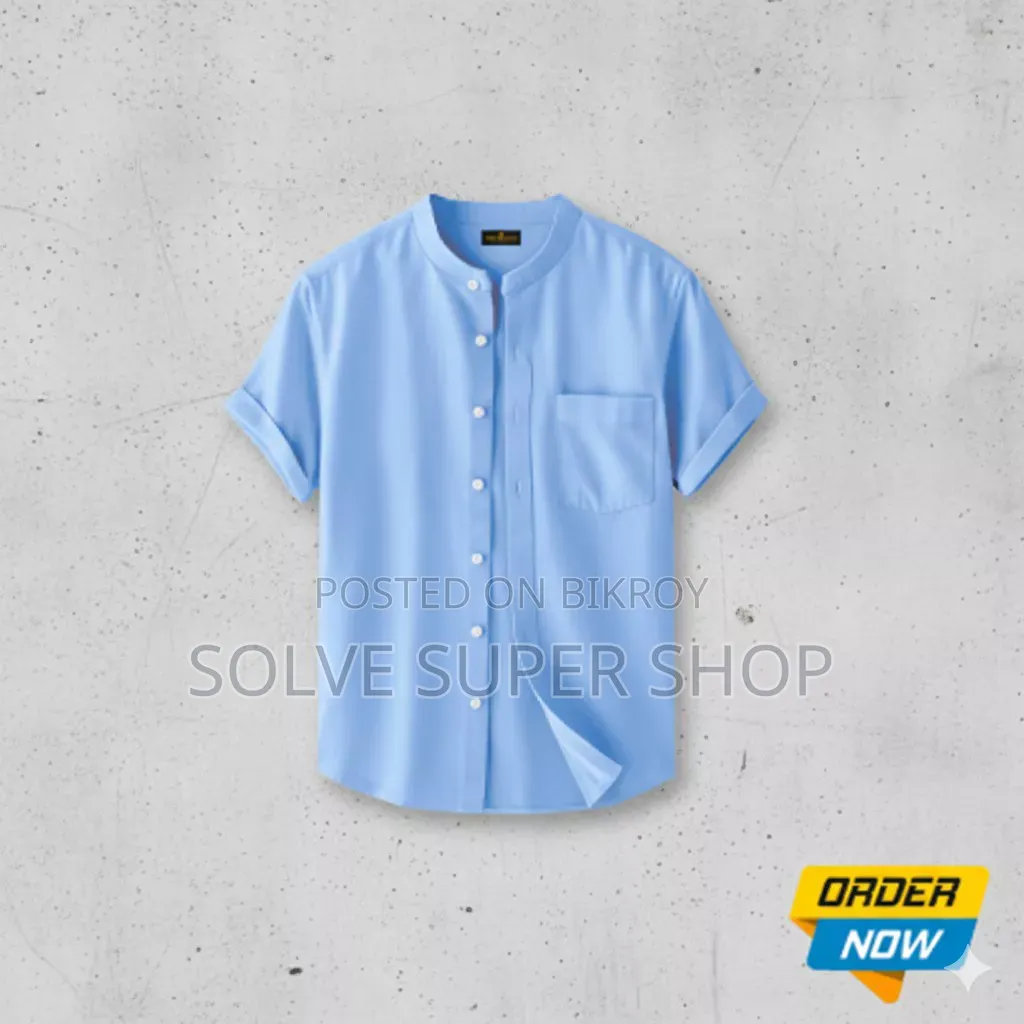 Comfort in the heat, stylish in look—both in one shirt!