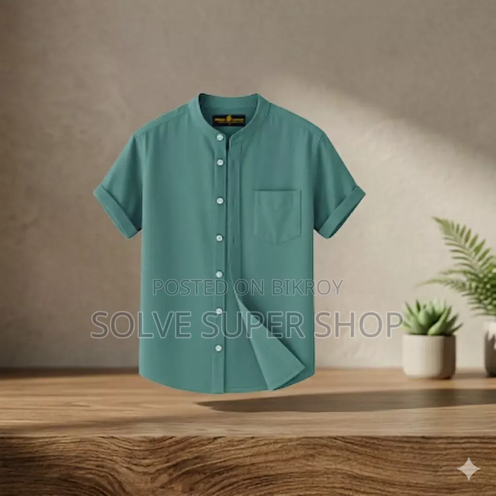 Comfort in the heat, stylish in look—both in one shirt!