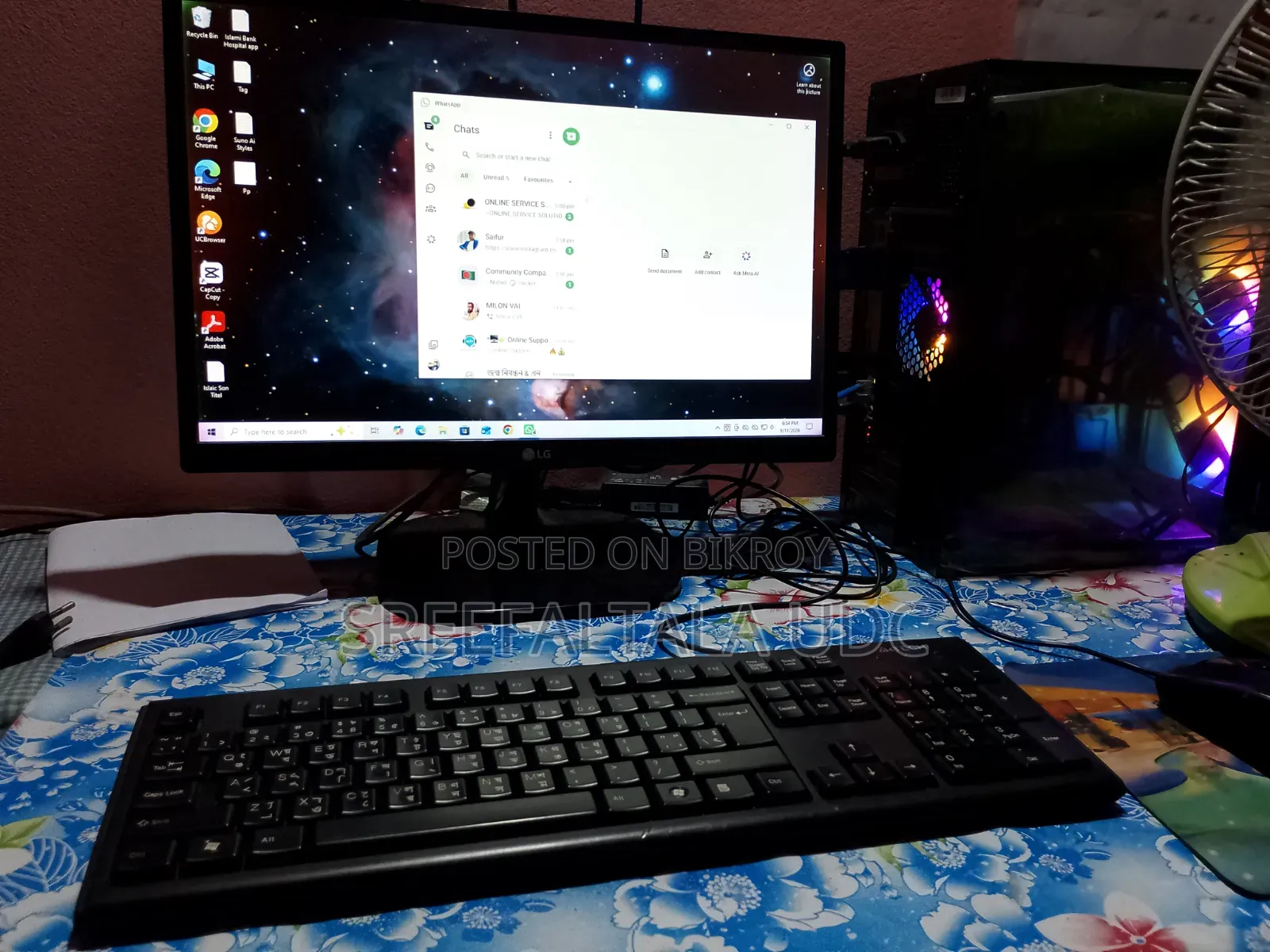 Desktop Computer 8GB Intel Core I5 HDD 1T