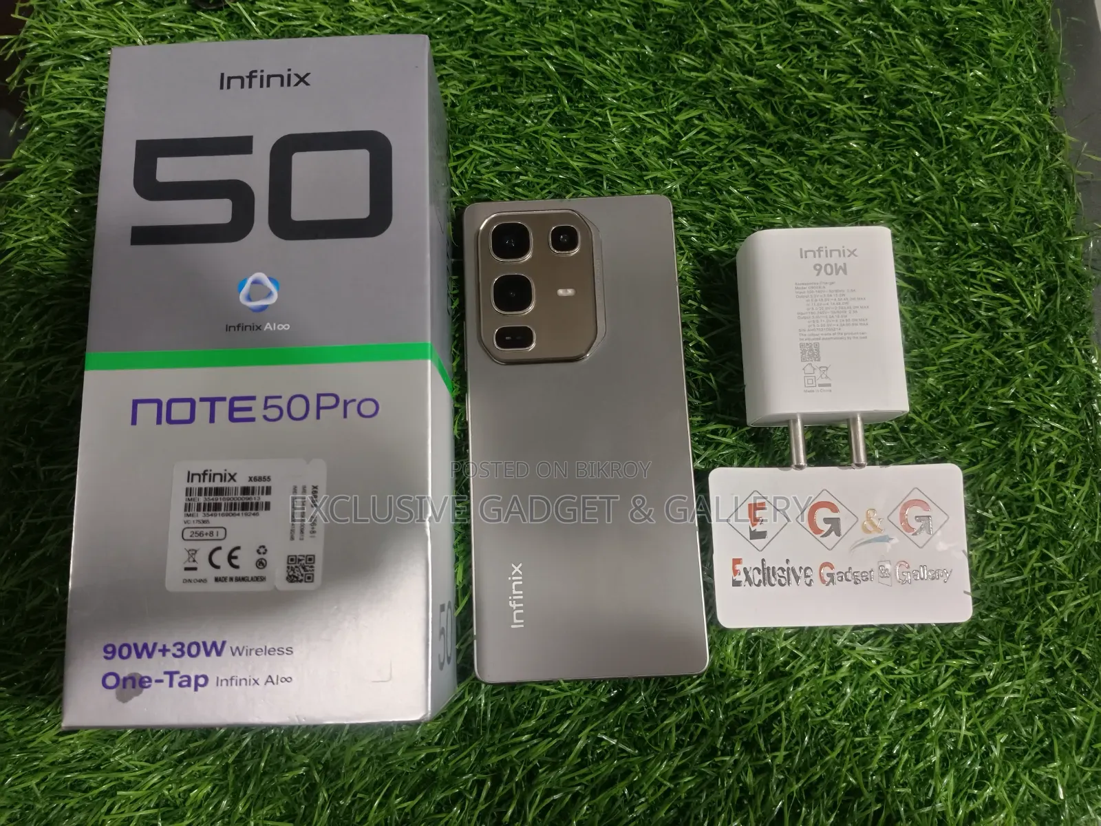 Infinix Note 50 Pro 256 GB Gray