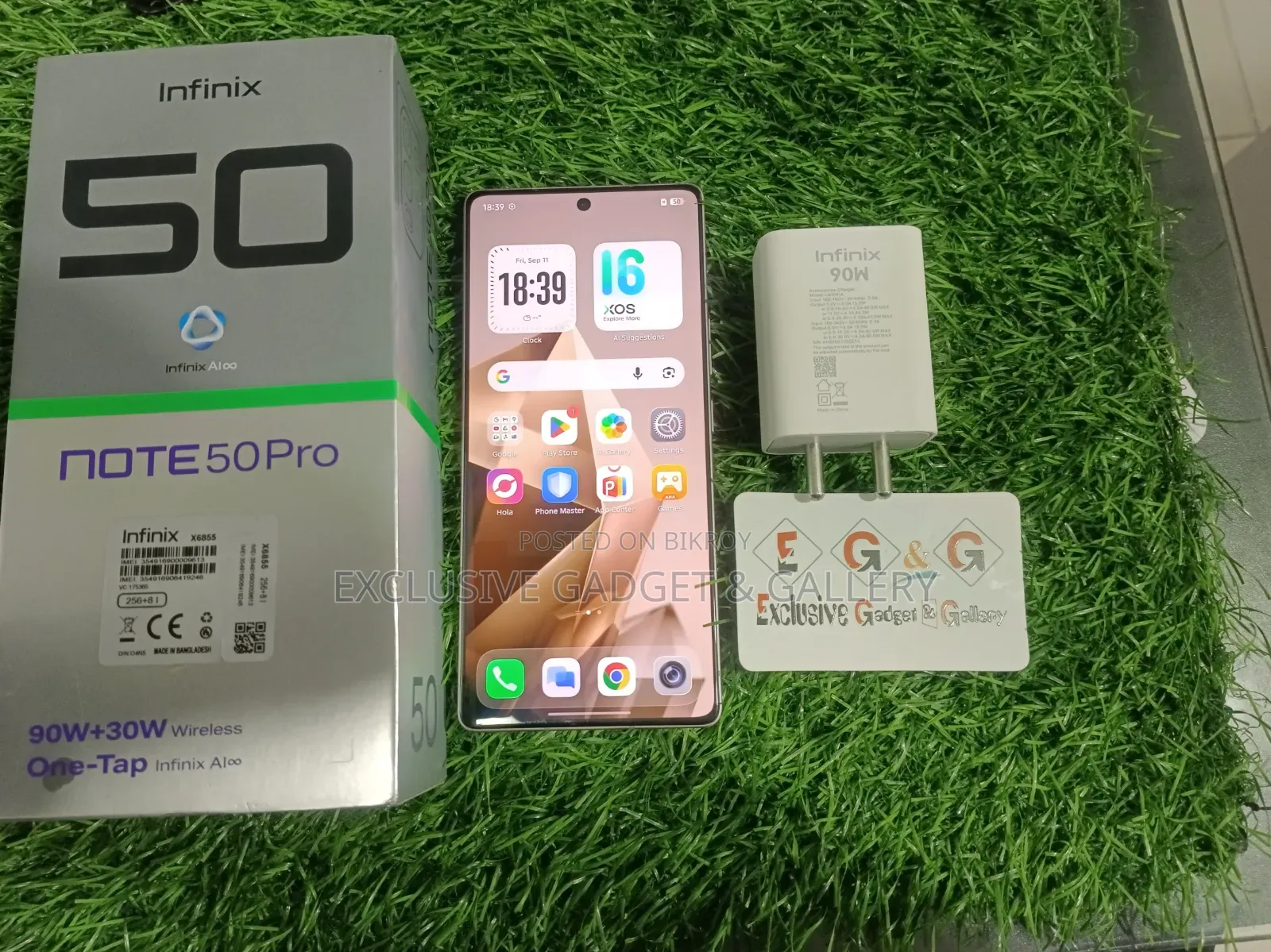 Infinix Note 50 Pro 256 GB Gray