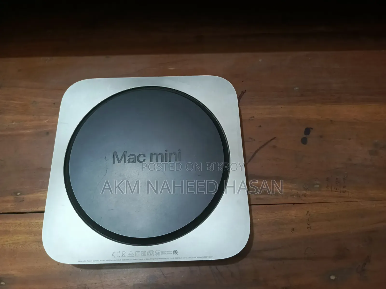 Desktop Computer Apple Mac Mini 8GB Apple M1 SSD 256GB
