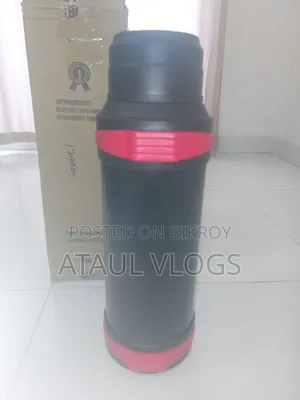 রেহাম কোয়ালিটি ফুল স্পোর্টস/জিম গোল্ড/হট ৪ লিটার স্টেইনলেস স্টিল বোতল