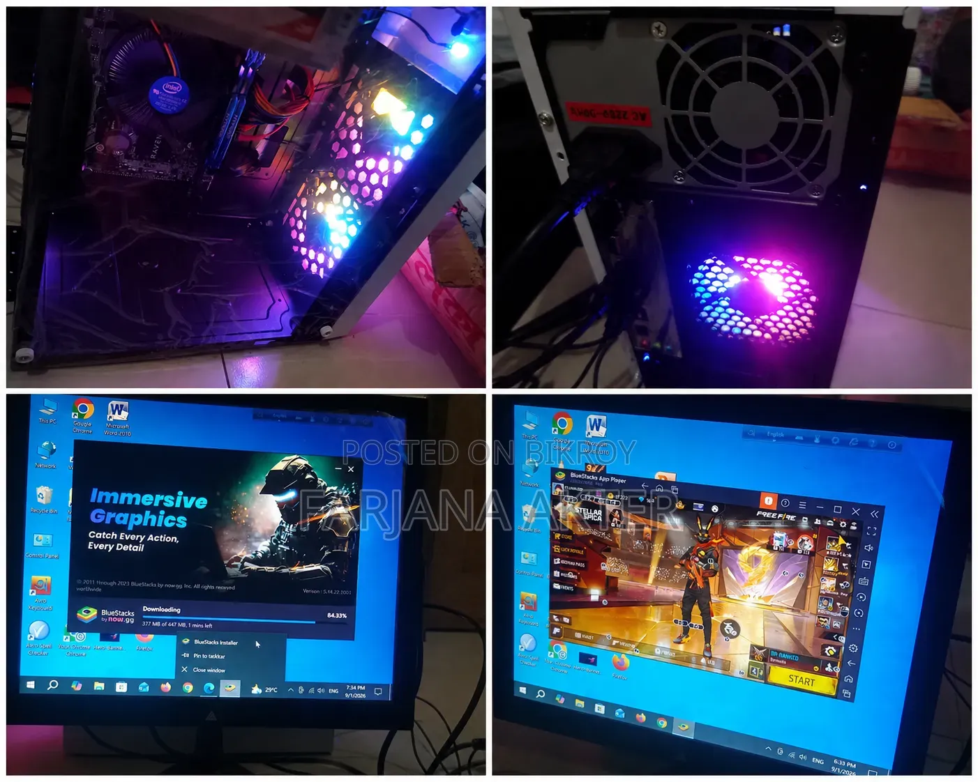 Desktop Computer Dell Alpha 8GB Intel Core i7 SSD 16 GB