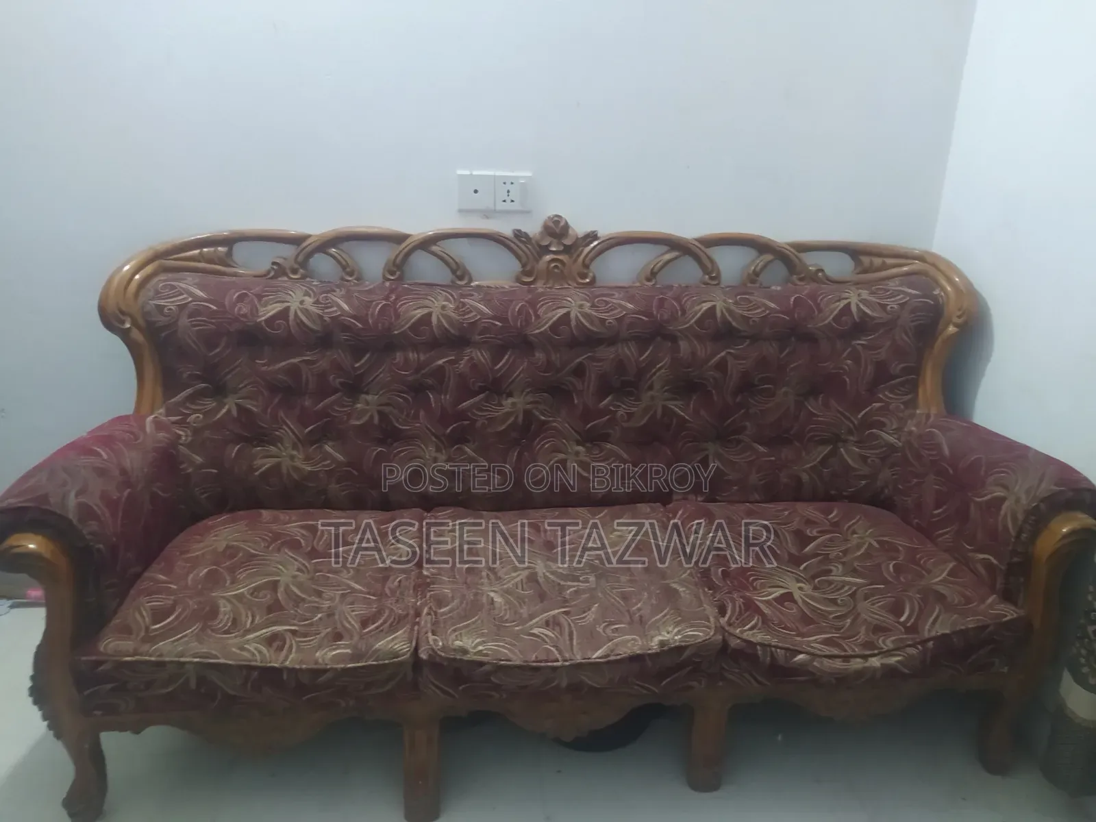 Teak Wood Sofa
