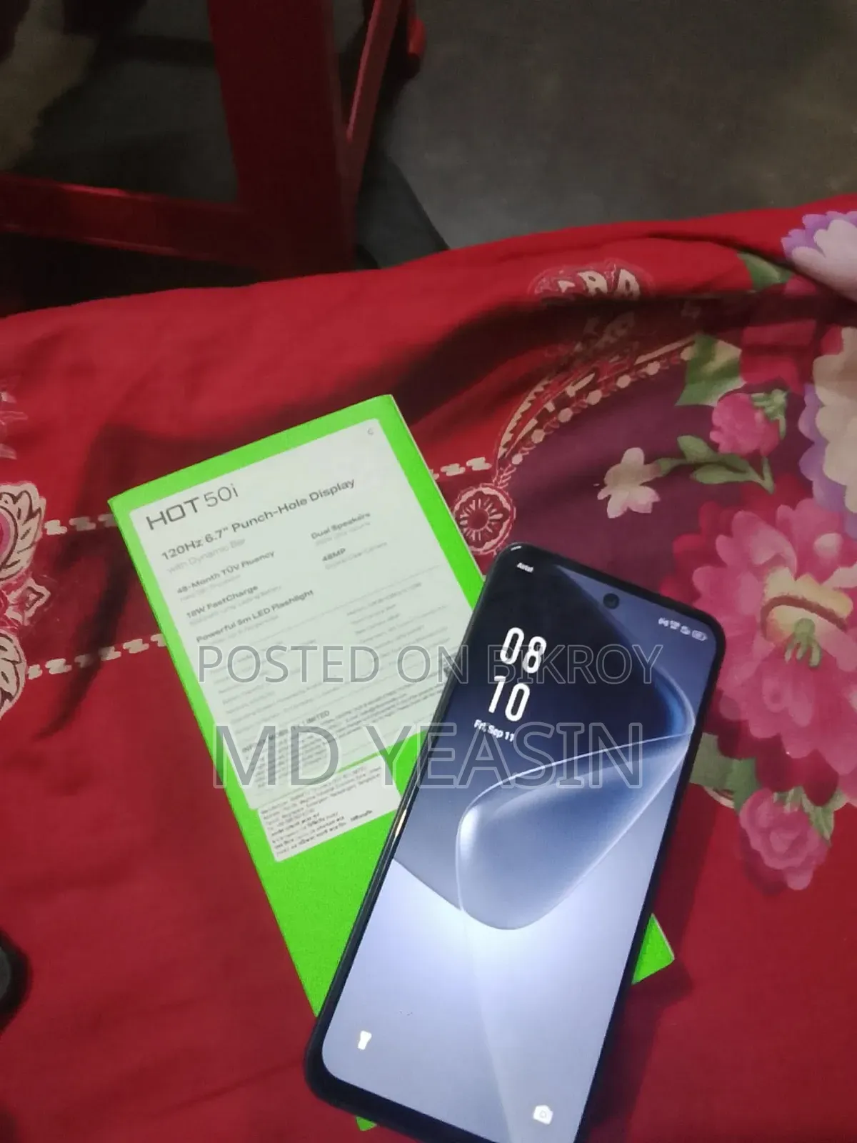 Infinix Hot 50i 128 GB Black