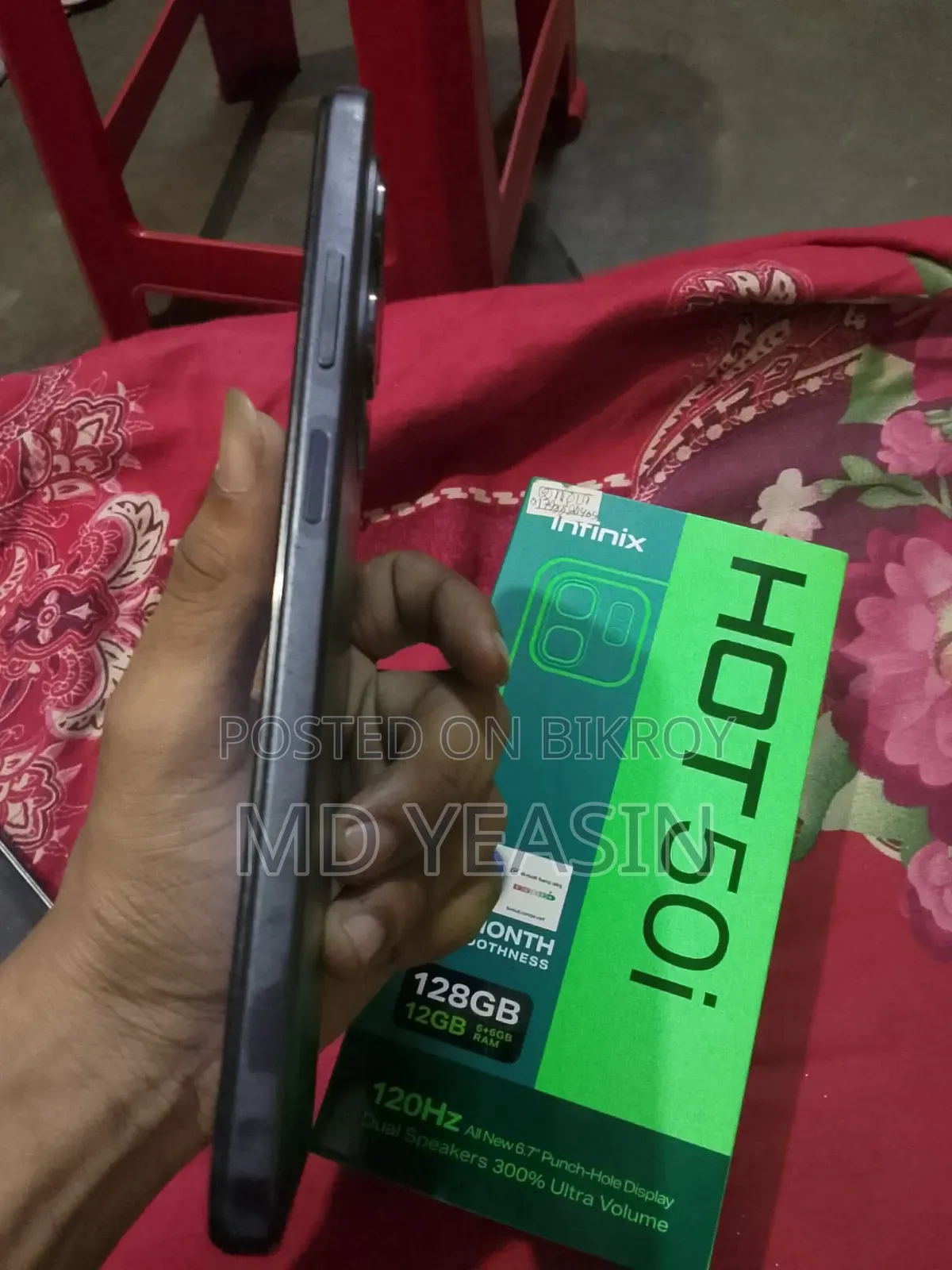 Infinix Hot 50i 128 GB Black