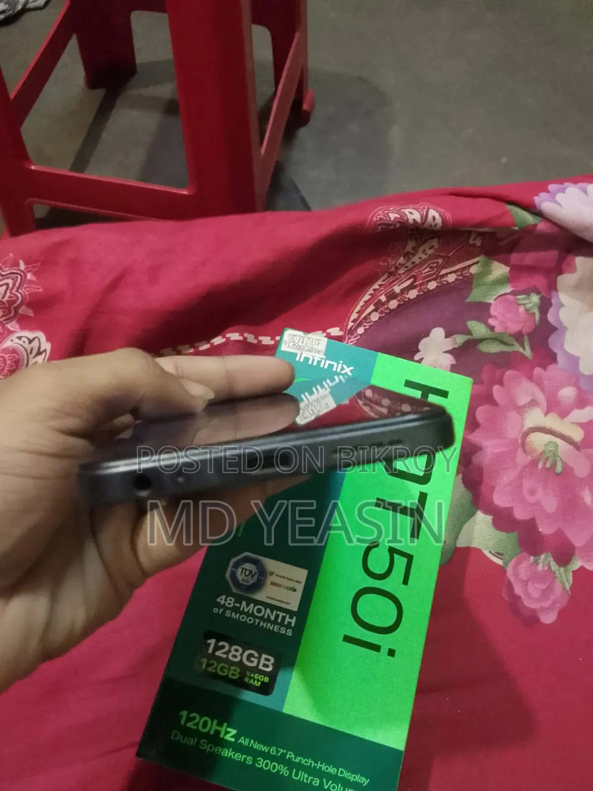 Infinix Hot 50i 128 GB Black