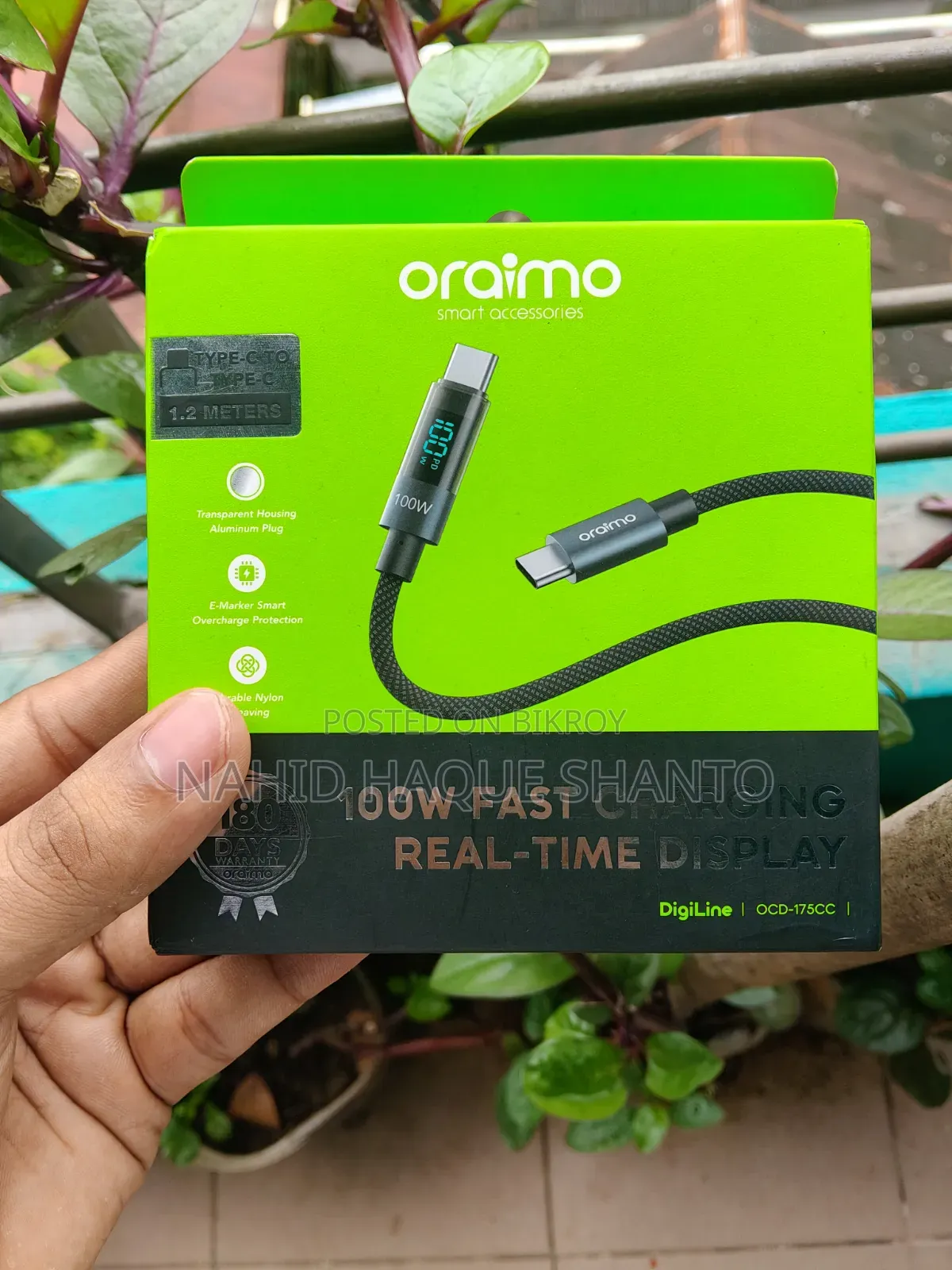 Oraimo 100W Type-C Charger