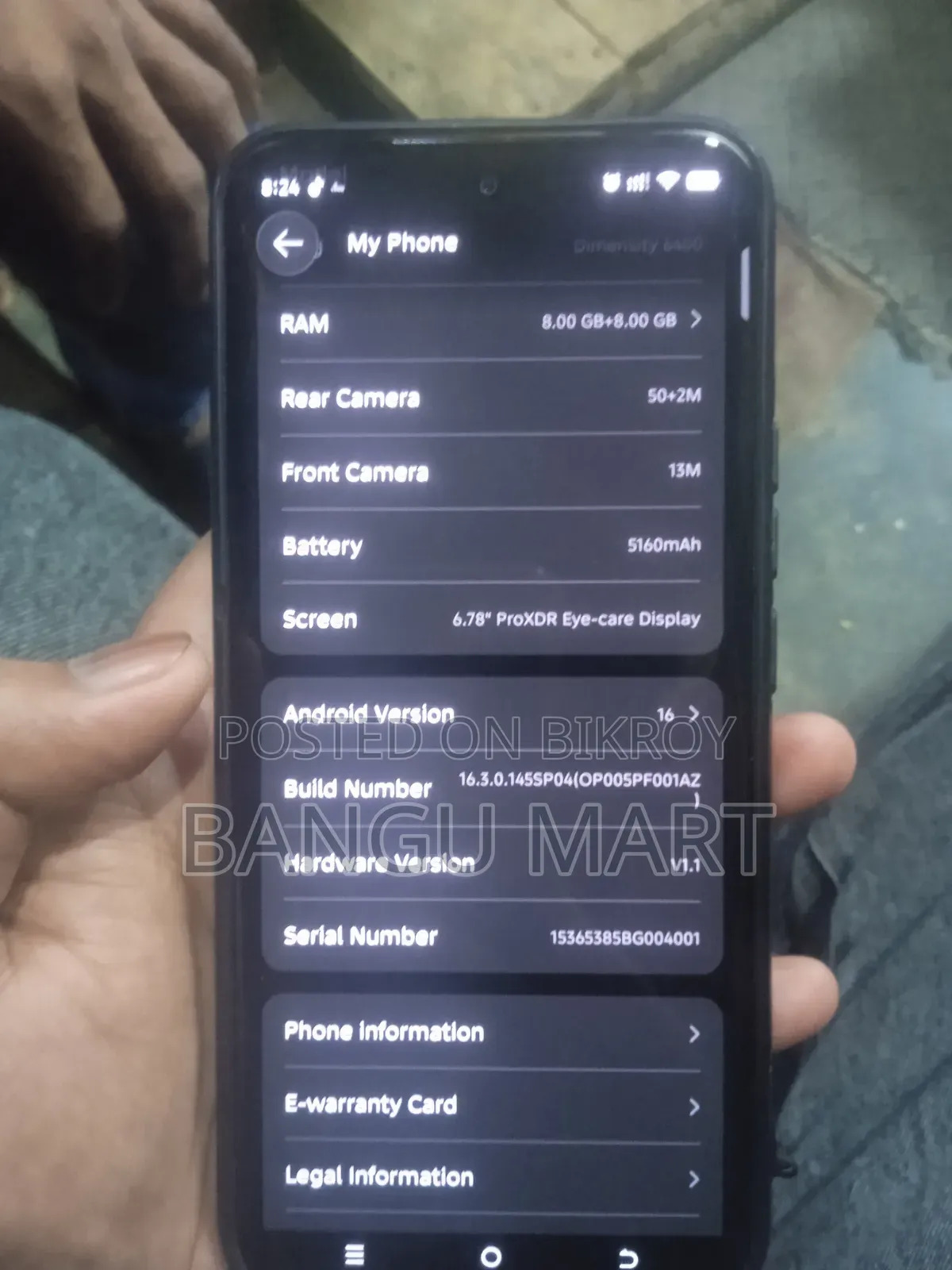 Tecno Pova Slim 5G 256 GB White