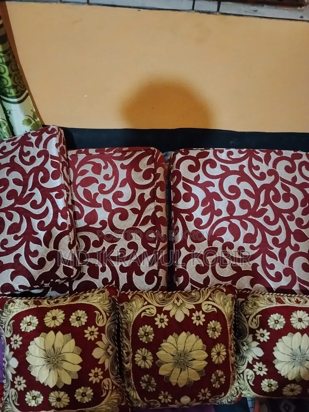 Sofa Cover with Foam 6 Pieces