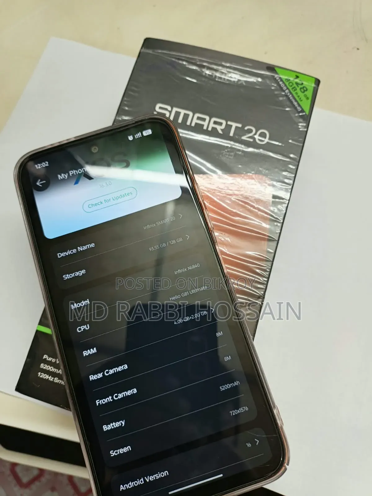 Infinix Smart 20 128 GB Orange