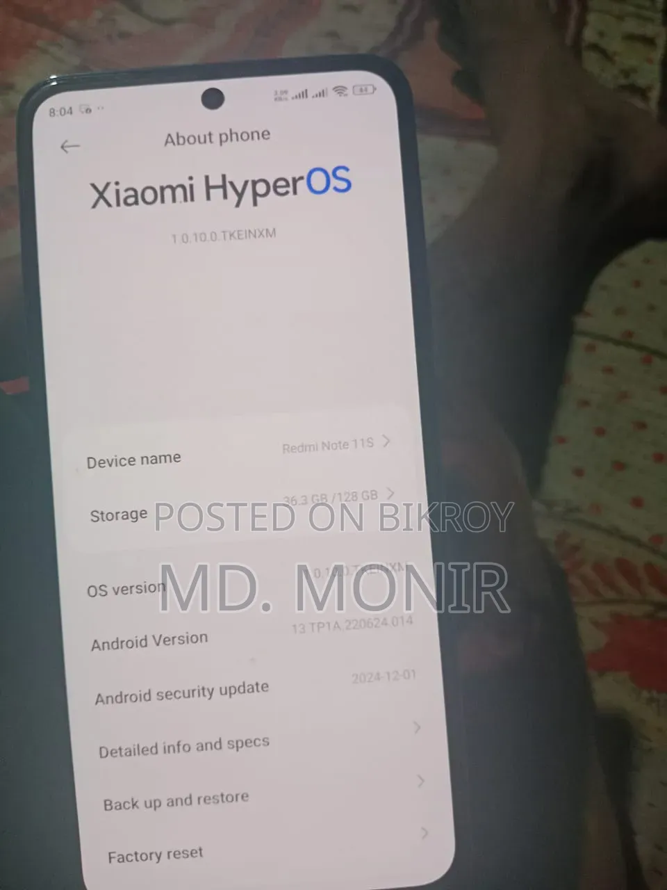 Xiaomi Redmi Note 11 128 GB Blue